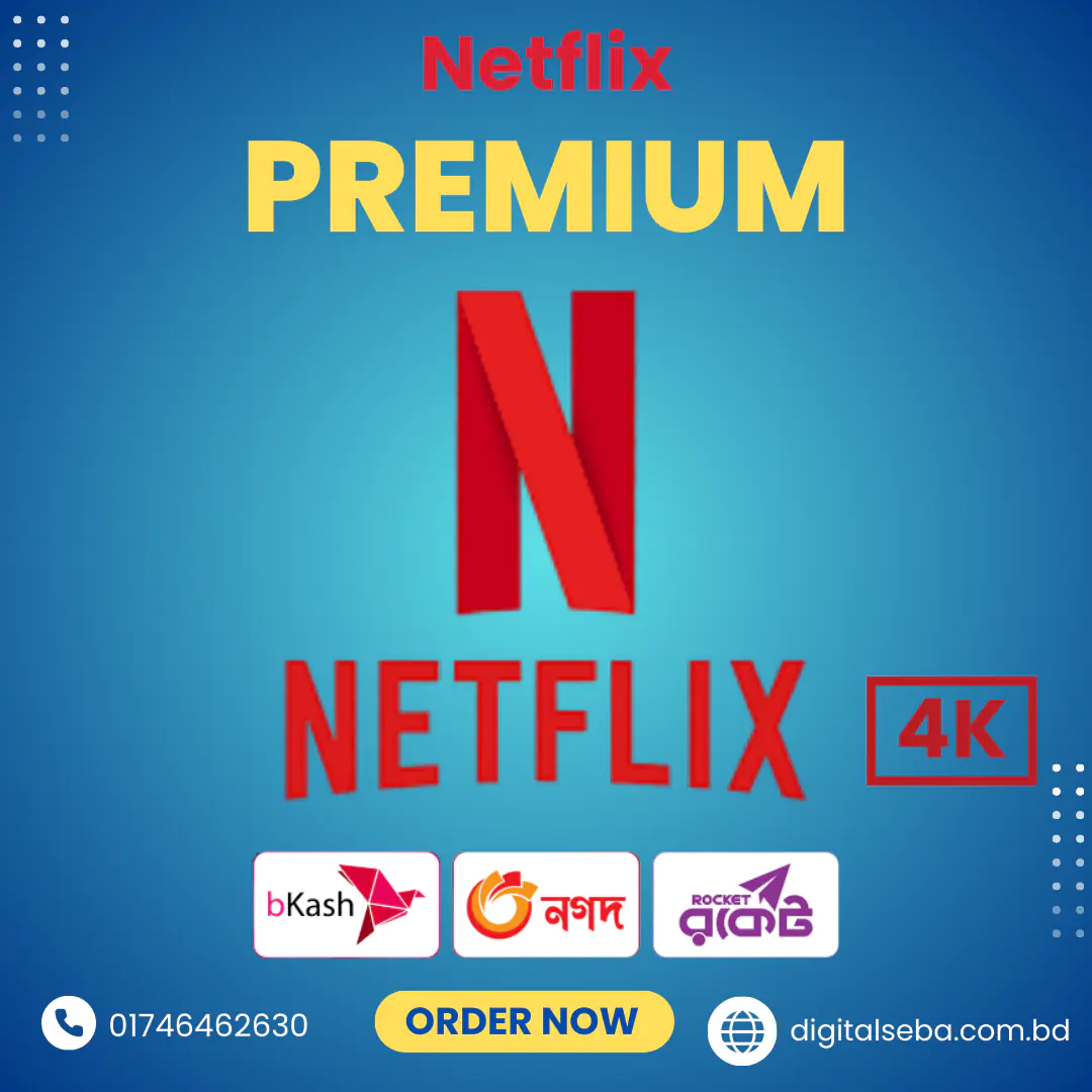 Buy Netflix Premium Subscription in Bangladesh with Bkash