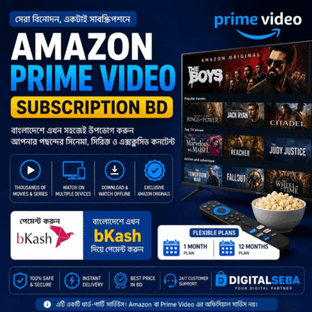 Buy Amazon Prime Video Subscription in Bangladesh by bKash