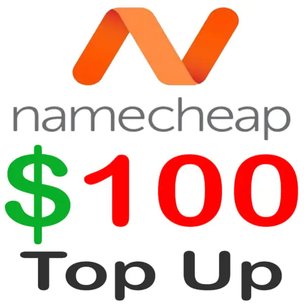 Namecheap 100 Dollar Top Up BD