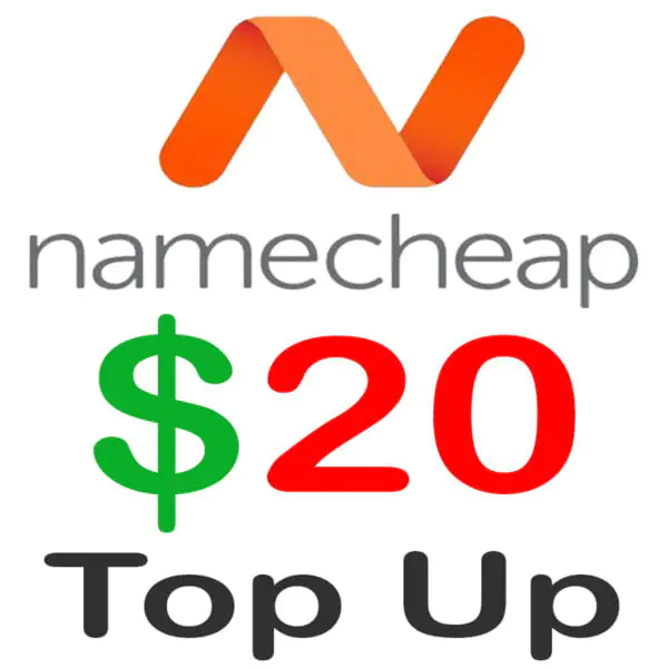 Namecheap 20 Dollar Top Up BD