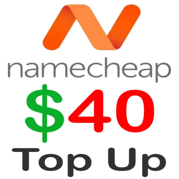 Namecheap 40 Dollar Top Up BD