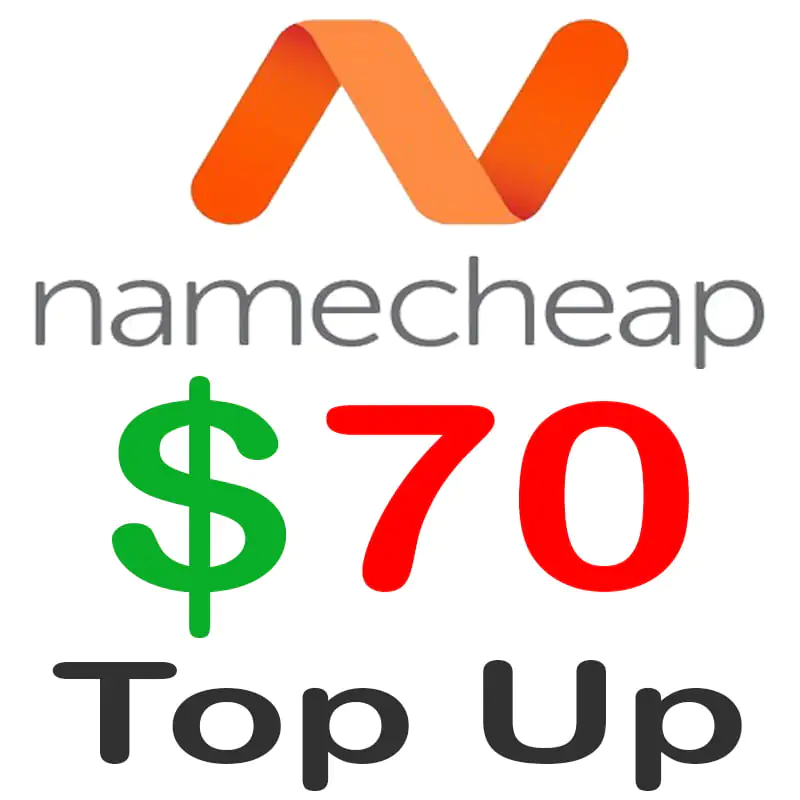 Namecheap 70 Dollar Top Up BD