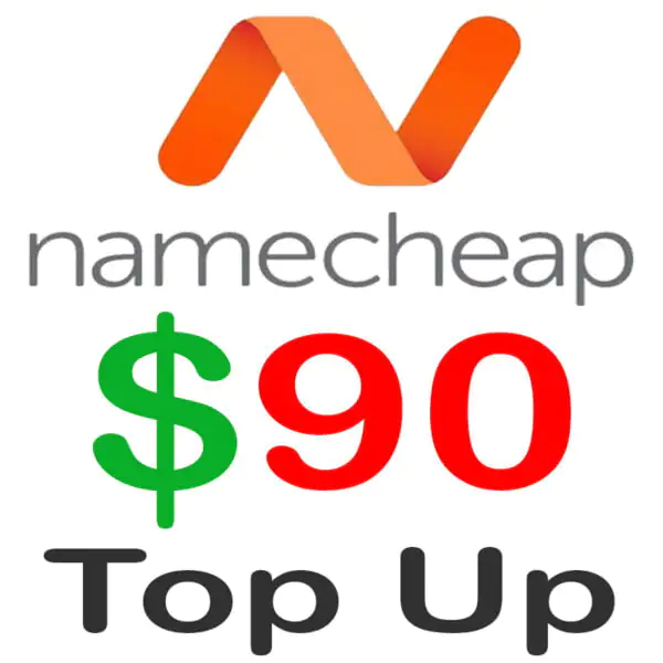 Namecheap 90 Dollar Top Up BD